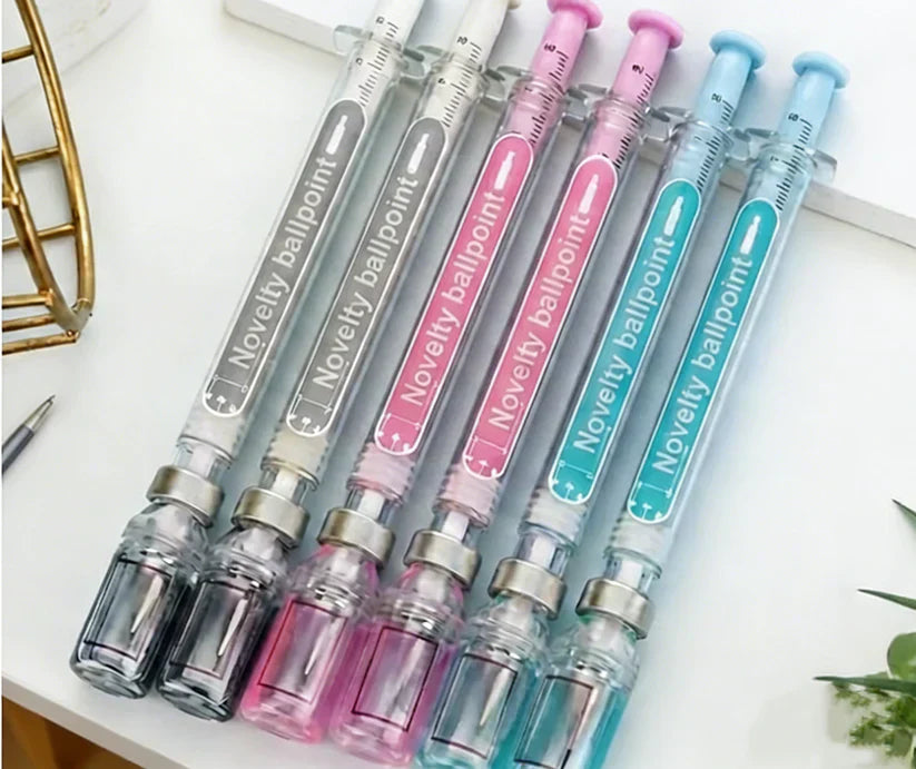 ๐ฉโโ๏ธ๐๐Novelty Nurse & Doctor Syringe Ballpoint Pens
