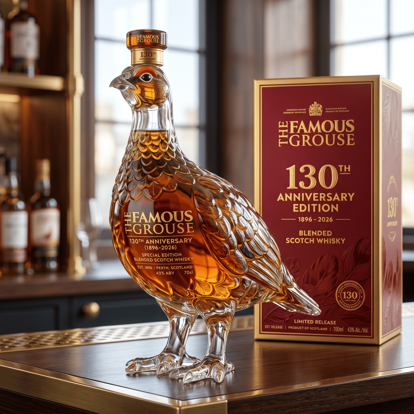 130TH ANNIVERSARY EDITION BLENDED SCOTCH WHISKY BOTTLE