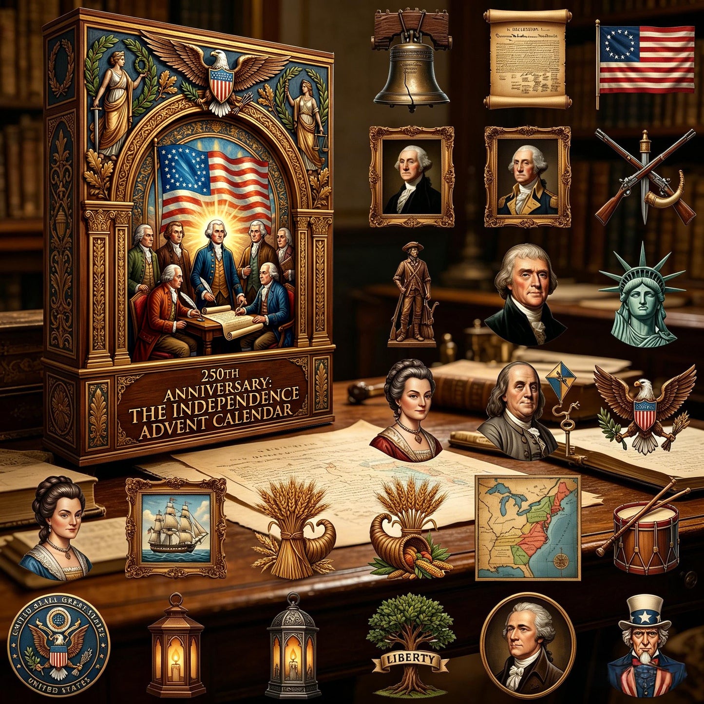 🇺🇸 America's 250th Anniversary: The Independence Advent Calendar(Be part of history)