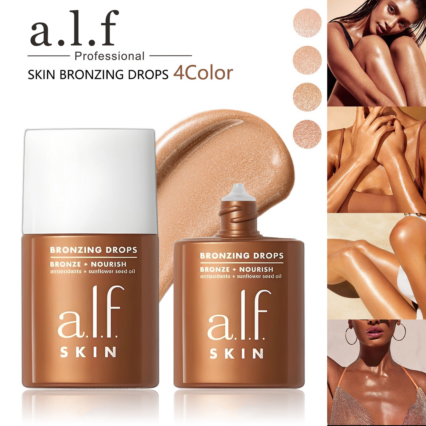 Bronzing Drops Tinted Serum 🌿 No Heavy Makeup Needed