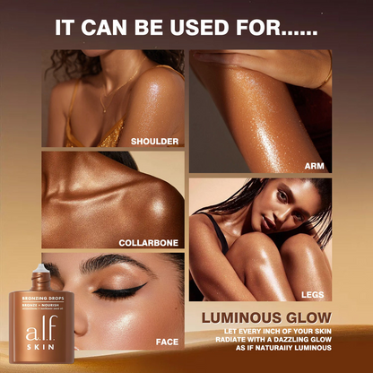 Bronzing Drops Tinted Serum 🌿 No Heavy Makeup Needed