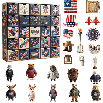 The Ultimate USA 250th Anniversary Blind Box Advent Calendar! 🇺🇸🦅 (25 Days of Surprises)
