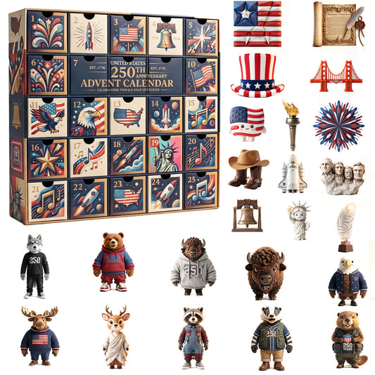 The Ultimate USA 250th Anniversary Blind Box Advent Calendar! 🇺🇸🦅 (25 Days of Surprises)