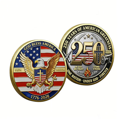 🔥LAST DAY 50% OFF✨9PCS USA 250th Anniversary Commemorative Coin Gift Set