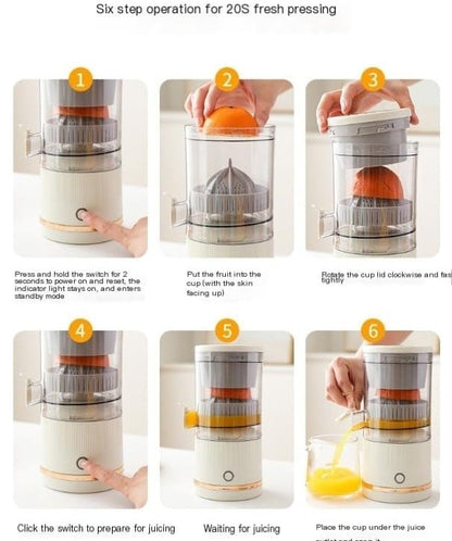 🚚Free Shipping🔥2026 New Electric Lemon Juicer, Portable Rechargeable Juicer Machines with USB Cable