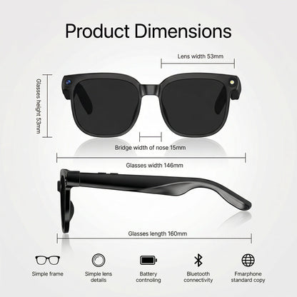 Tobfun Smart AI Camera Glasses