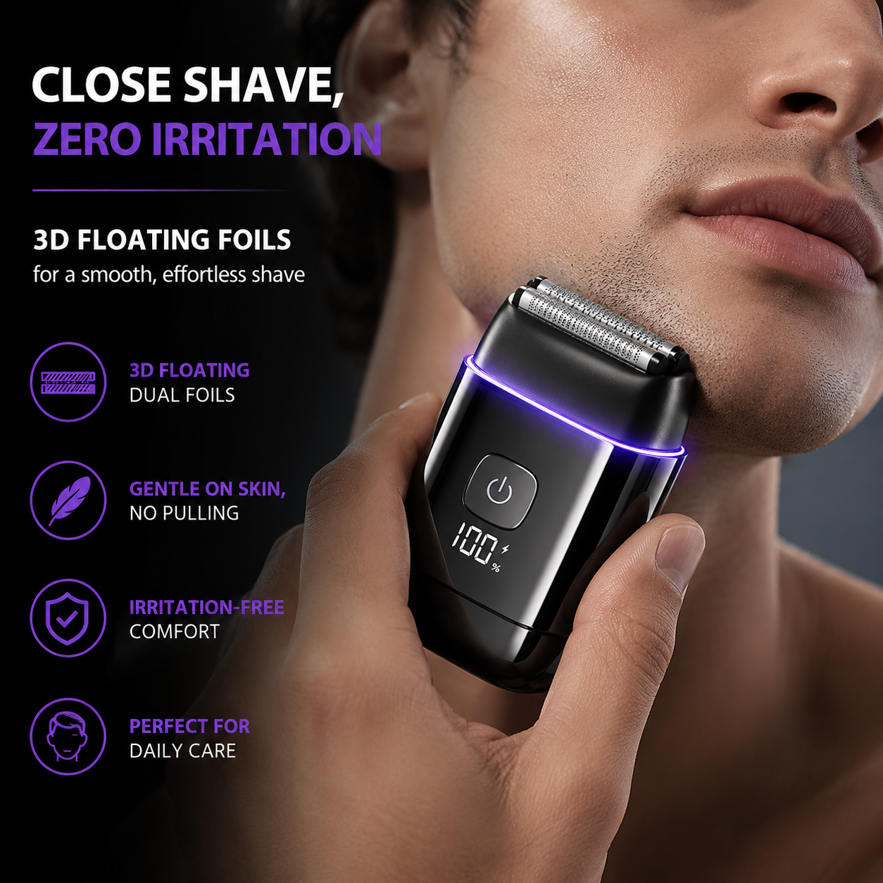 ⚡ CONLWIN Electric Foil Shaver for Men