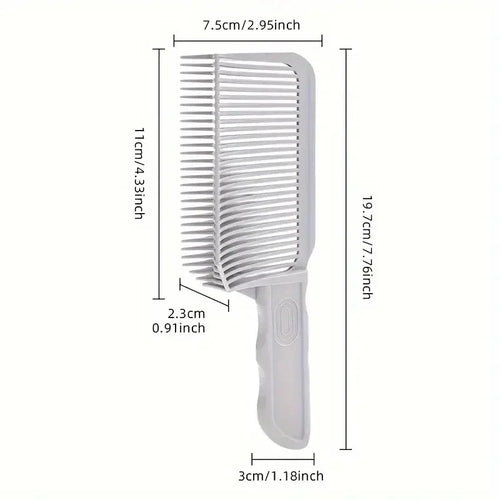 Fading Comb for Men – Professional Barber Flat Top Comb for Blending, Tapering & Fade Cuts