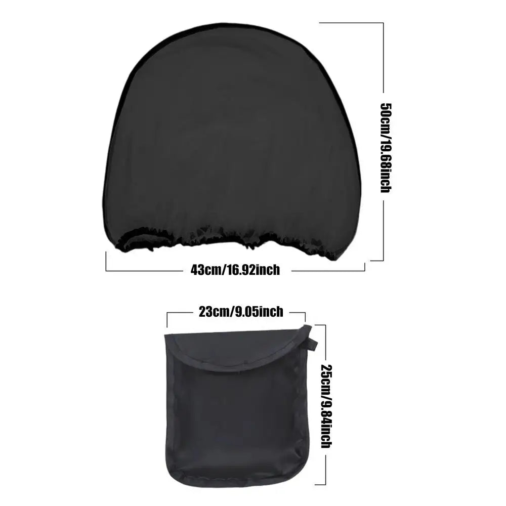 Baby Stroller Fly Net Toddler Stroller Fly Net Cover Fine Mesh Elastic Barrier with Storage Bag for Cradles Bassinets Car Seats