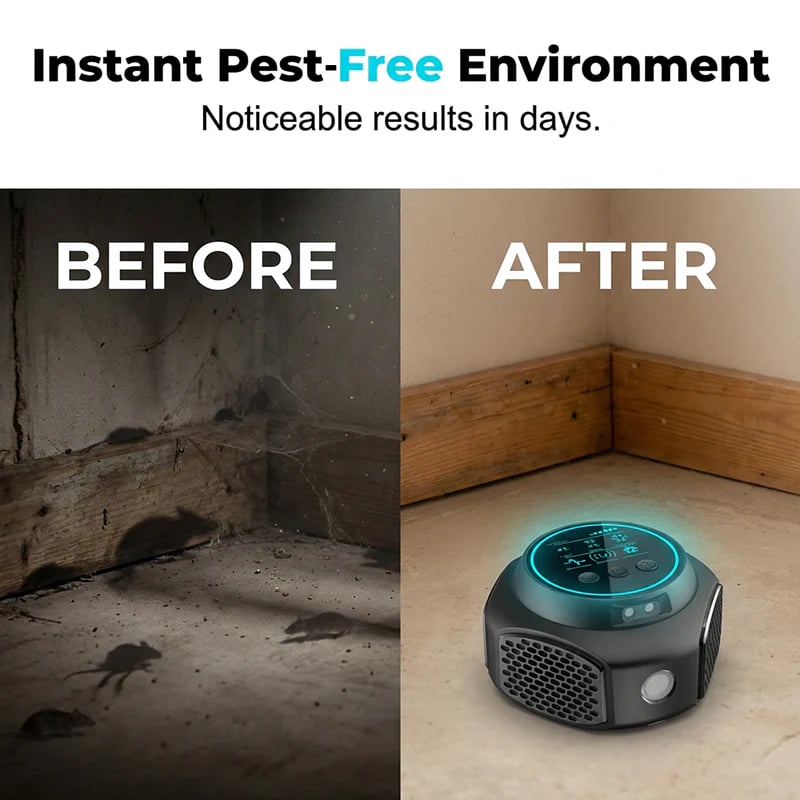 🔥Hot Sale 49% off🌟🪤High-Power Ultrasonic Pest Repeller
