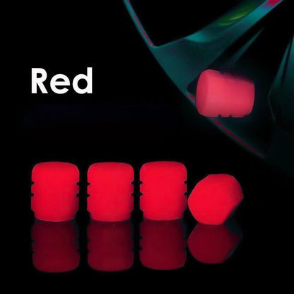 (🔥3rd Anniversary Sale) - Fluorescent Tire Valve Caps