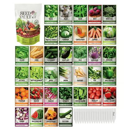 🔥Vegetable Seed Vault Kit | 35 Varieties