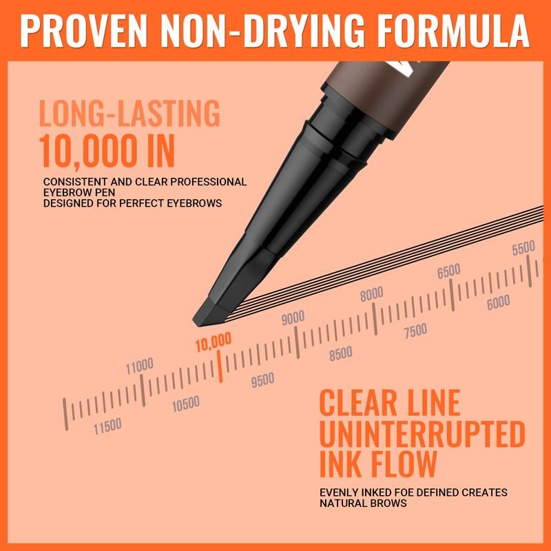 🌟 Achieve Perfect Brows✨ 4D Brow Pen – For Natural, All-Day Eyebrow & Eyeliner Perfection! 💁‍♀