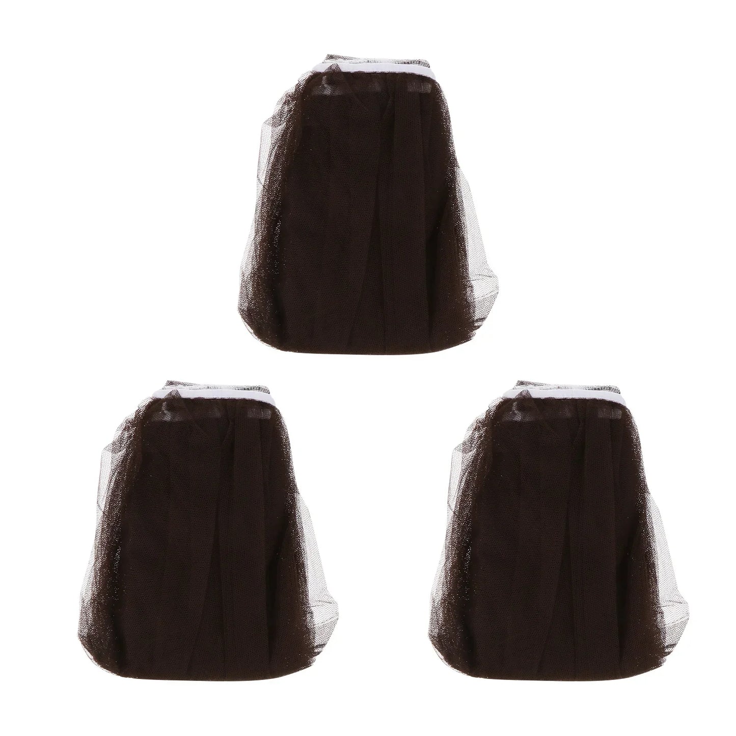 3Pcs Universal Baby Stroller Mosquito Netting Stretchable Full Cover Breathable Mesh Netting Protective Stroller Net
