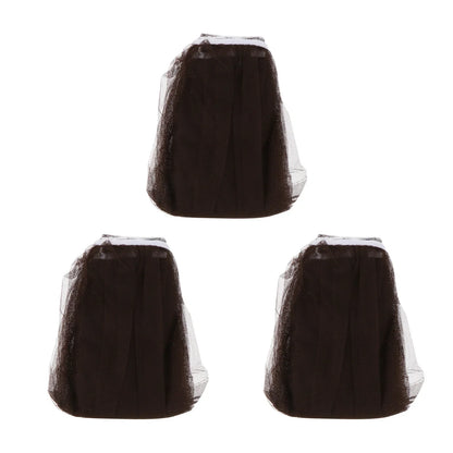 3Pcs Universal Baby Stroller Mosquito Netting Stretchable Full Cover Breathable Mesh Netting Protective Stroller Net