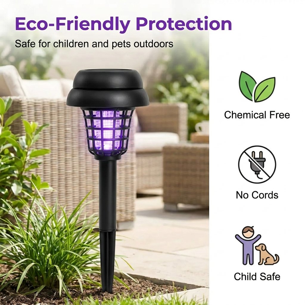 🔥Last Day 50% OFF ✨Solar Mosquito Zapper Light