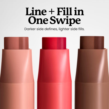 sacheu DoubleDown Lip Definer - 2-in-1 Lip Liner & Balm