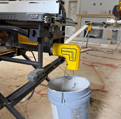 🔥LAST DAY 50% OFF - 🛠️Table Saw Dust Extraction Adapter🪵✨Vacuum-Free Gravity Dust Collection, Bucket-Ready, Zero-Cleanup Design