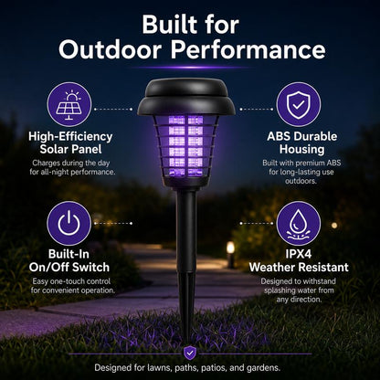 Solar Mosquito Zapper Light