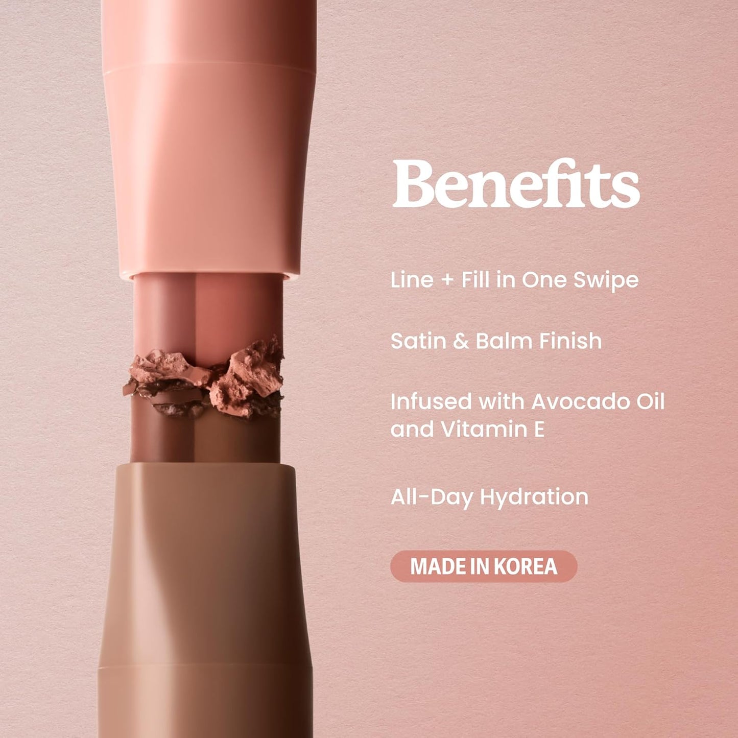 sacheu DoubleDown Lip Definer - 2-in-1 Lip Liner & Balm