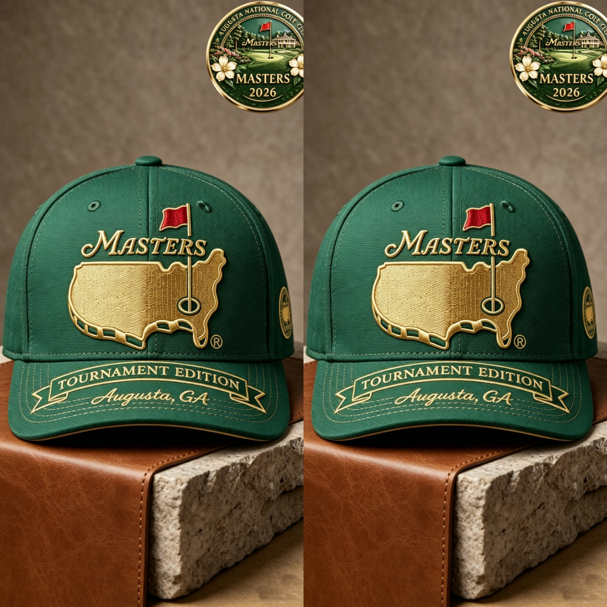 ⛳ LAST DAY 49% OFF🔥LIMITED EDITION-Masters Tournament Edition Structured Hat – Augusta National Official Style