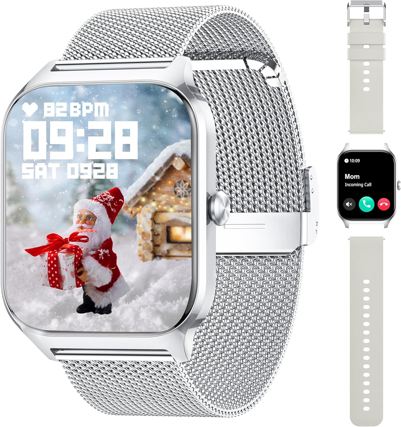 Two Silver Straps