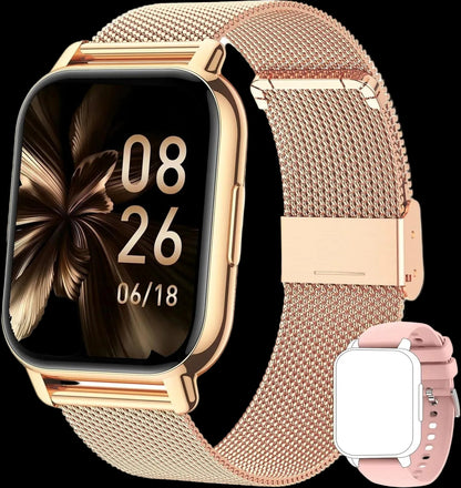 Smart Watch Women, Calls/BloodPressure/100+ Sports SmartwatchWoman, Respiratory Rate Heart RateBlood Oxygen Sleep, Watch Android iOS