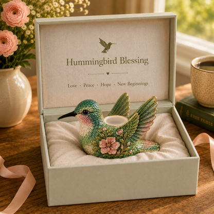🌸Hummingbird Candle Holder Of Hope & Blessings ✨