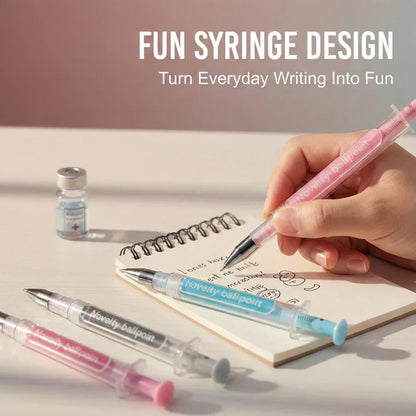 👩‍⚕️😜💉Novelty Nurse & Doctor Syringe Ballpoint Pens