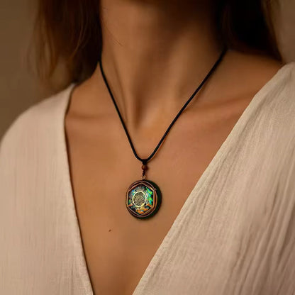 Handcrafted Orgonite Metatron Pendant Necklace