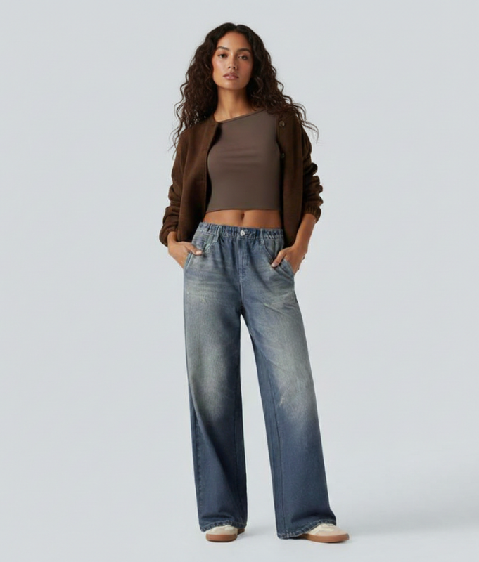 This Week Only: 50% Off 🔥 Wide Leg Jeans