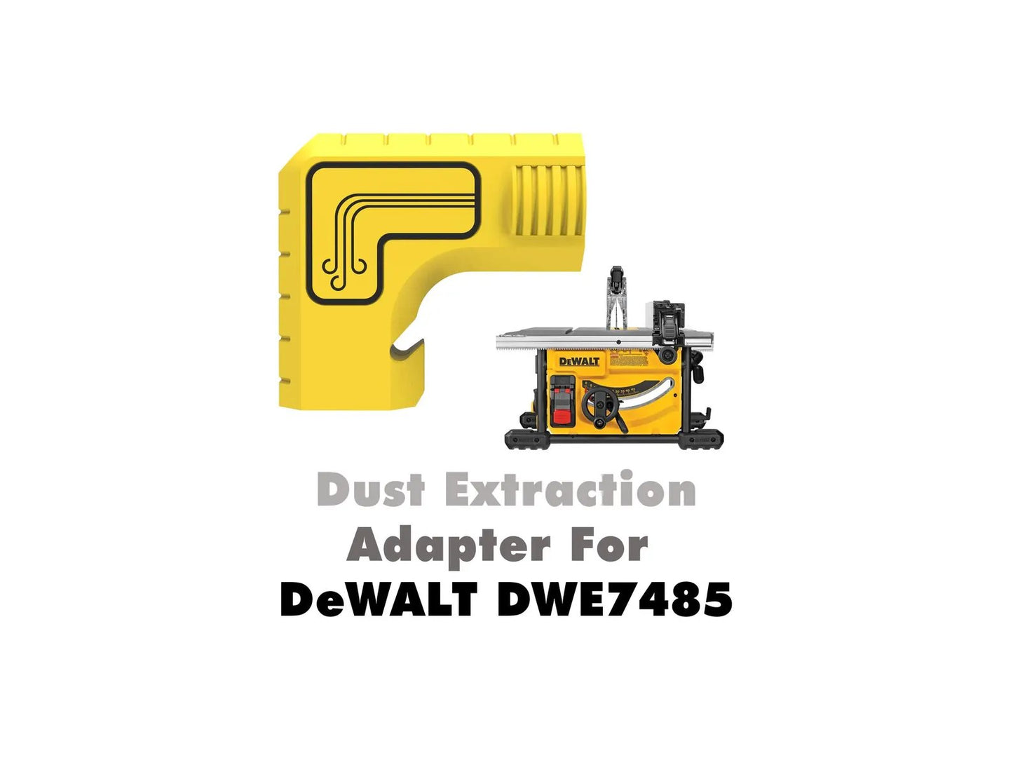 🔥LAST DAY 50% OFF - 🛠️Table Saw Dust Extraction Adapter🪵✨Vacuum-Free Gravity Dust Collection, Bucket-Ready, Zero-Cleanup Design