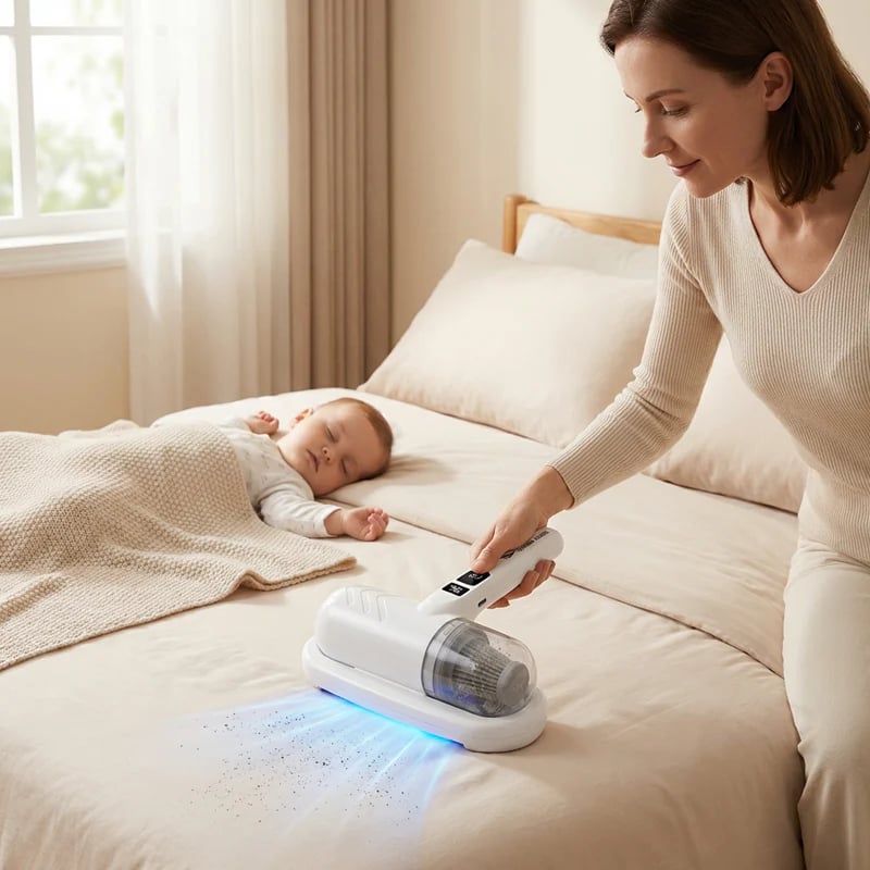 🔥NEW YEAR SALE - ONLY £15.99!!⚡50K+ SOLD!💝Bed Vacuum Cleaner with UV-C Light