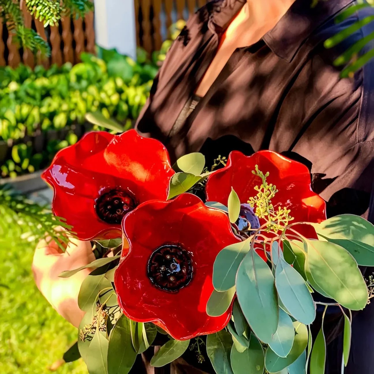 💖🎁49% off Mother's Day gifts 2026 –🐦Handcrafted metal flower garden stake
