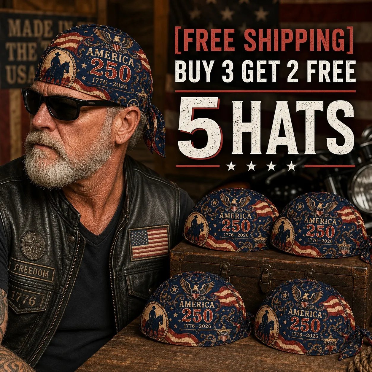 [FREE SHIPPING]Buy 3 GET 2 FREE - 5 Hats