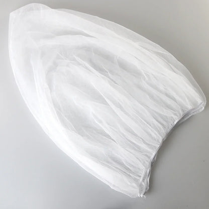 Baby Mosquito Net Stroller Mesh Cover Elastic Edge Fits Most Prams Car Seats Cradles White Protective Bug Net Cradle Mesh