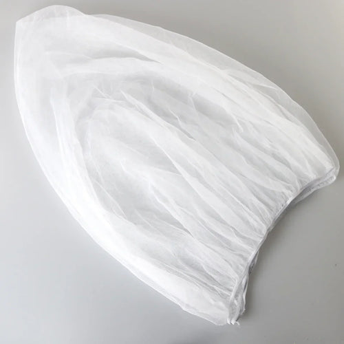 Baby Mosquito Net Stroller Mesh Cover Elastic Edge Fits Most Prams Car Seats Cradles White Protective Bug Net Cradle Mesh