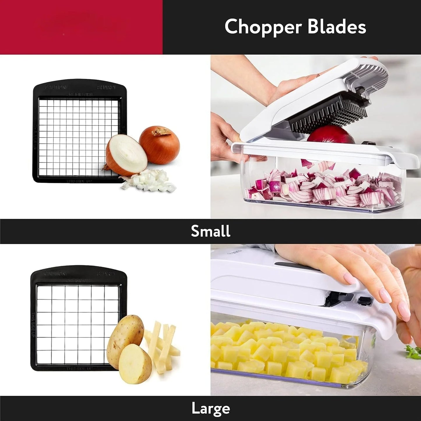 ⚡Multifunctional Vegetable chopper