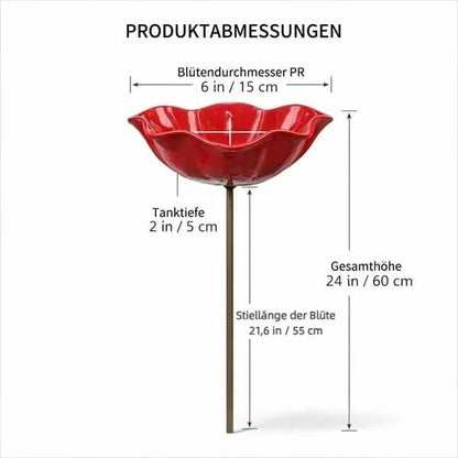 💖🎁49% off Mother's Day gifts 2026 –🐦Handcrafted metal flower garden stake