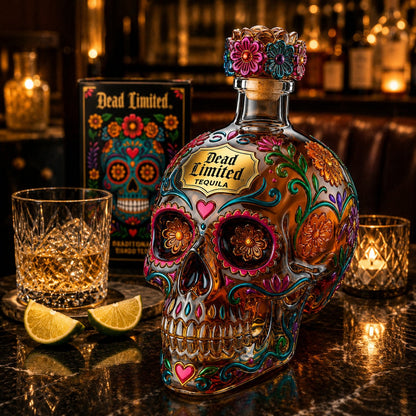 🔥49% off -🍷Limited edition Day of the Dead tequila bottle🎁