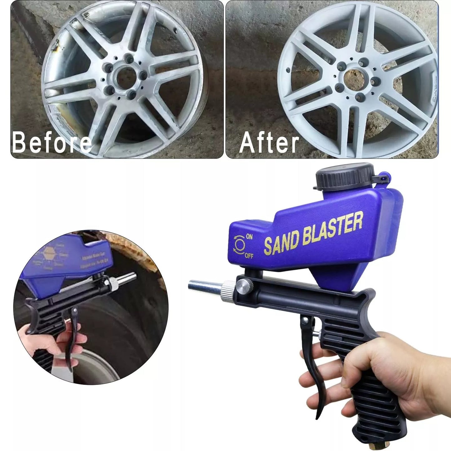 Rust Blasting Device Adjustable Blasting Machine