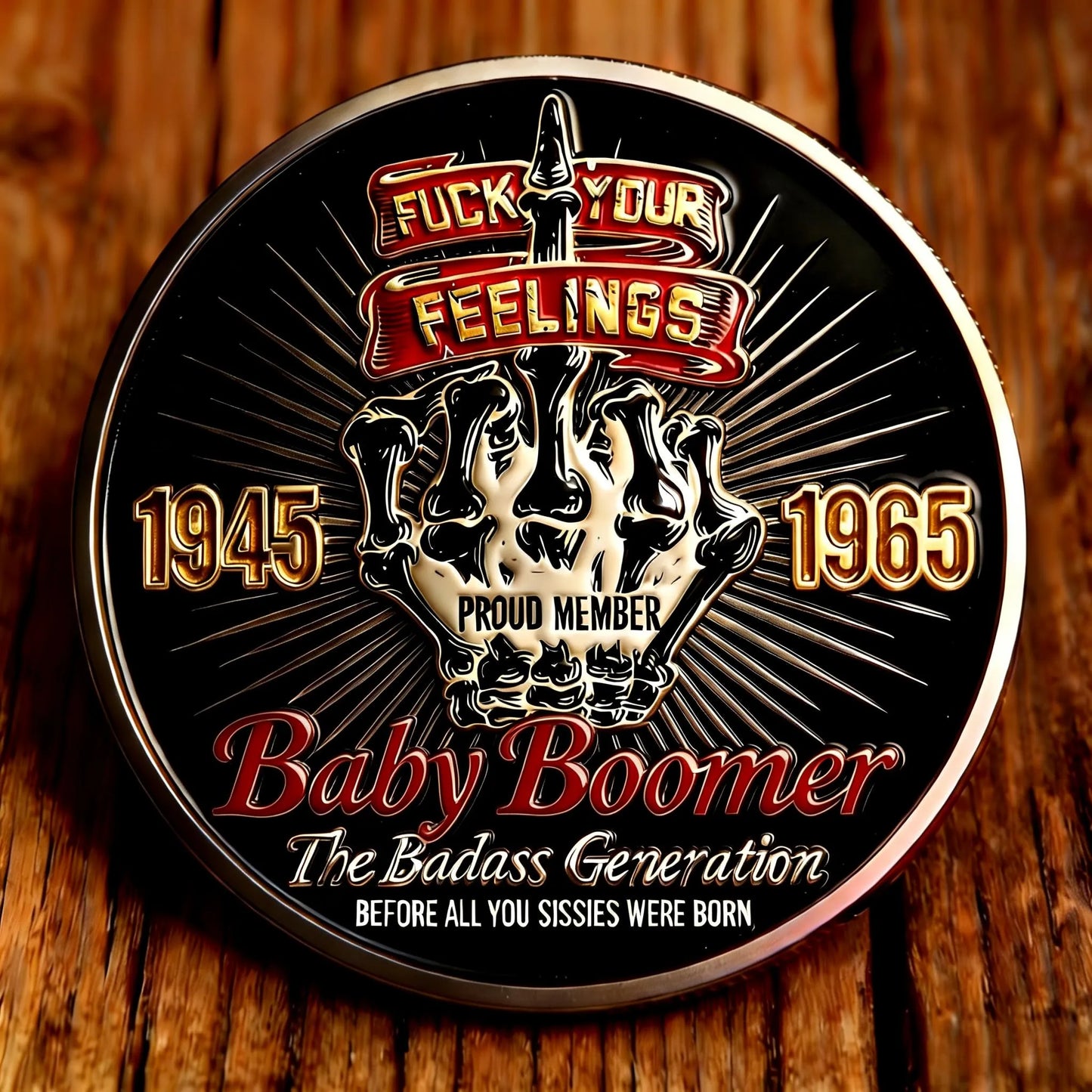 🏆Last Day 40% OFF🔥 I’M A BOOMER – WALK AWAY COIN Commemorative Coin