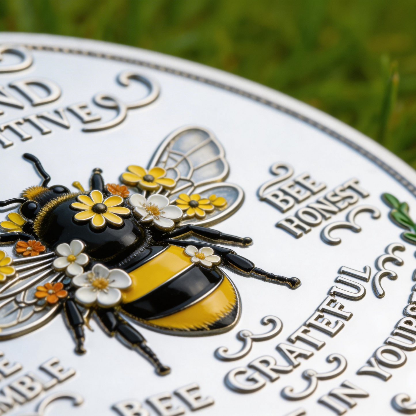🏆NEW YEAR 60% OFF - Bee Kind Positivity Commemorative Coin 🐝🌼