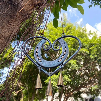 100% Handmade | The Horseshoe Heart Wind Chime ❤ (Handmade by Jordan Maynard)