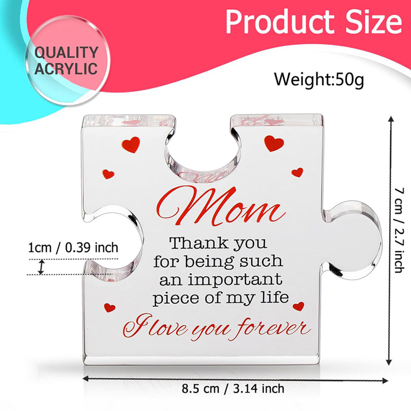 Crystal Clear Acrylic Thank You Gift for Loved Ones