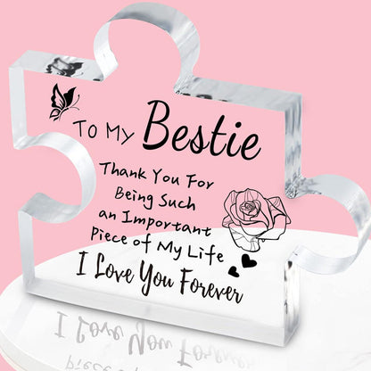Crystal Clear Acrylic Thank You Gift for Loved Ones