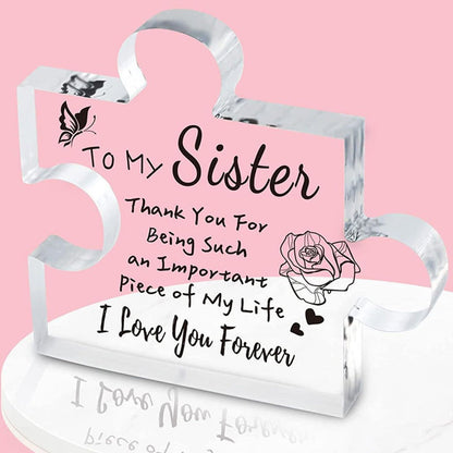 Crystal Clear Acrylic Thank You Gift for Loved Ones